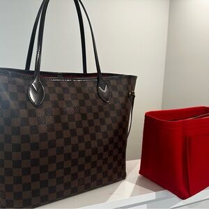AUTHENTIC Louis Vuitton Ebene Neverfull MM
